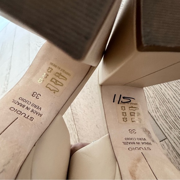 BLACK SUEDE STUDIO Tyler Platform Slide Sandal (38 Women) - Picture 9 of 10